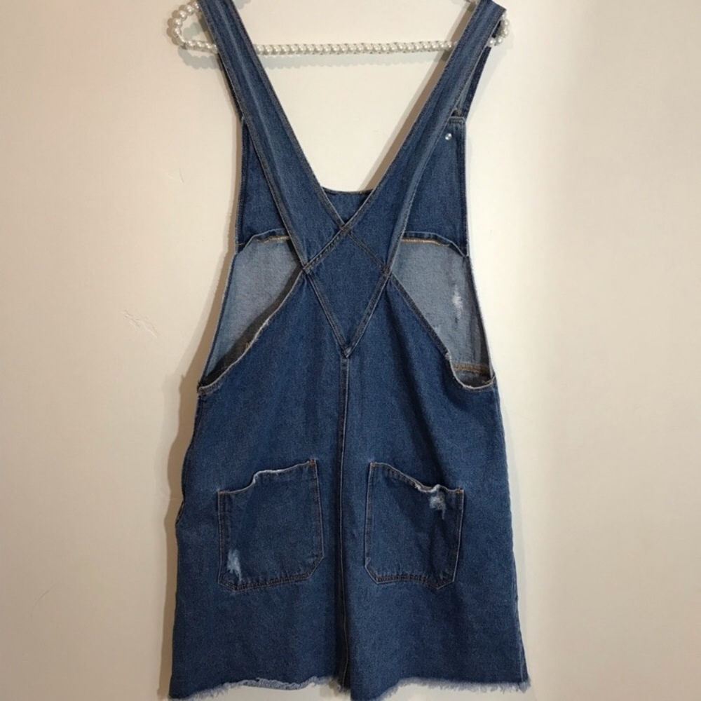 Denim Pinafore Dress - Picture 8 of 8
